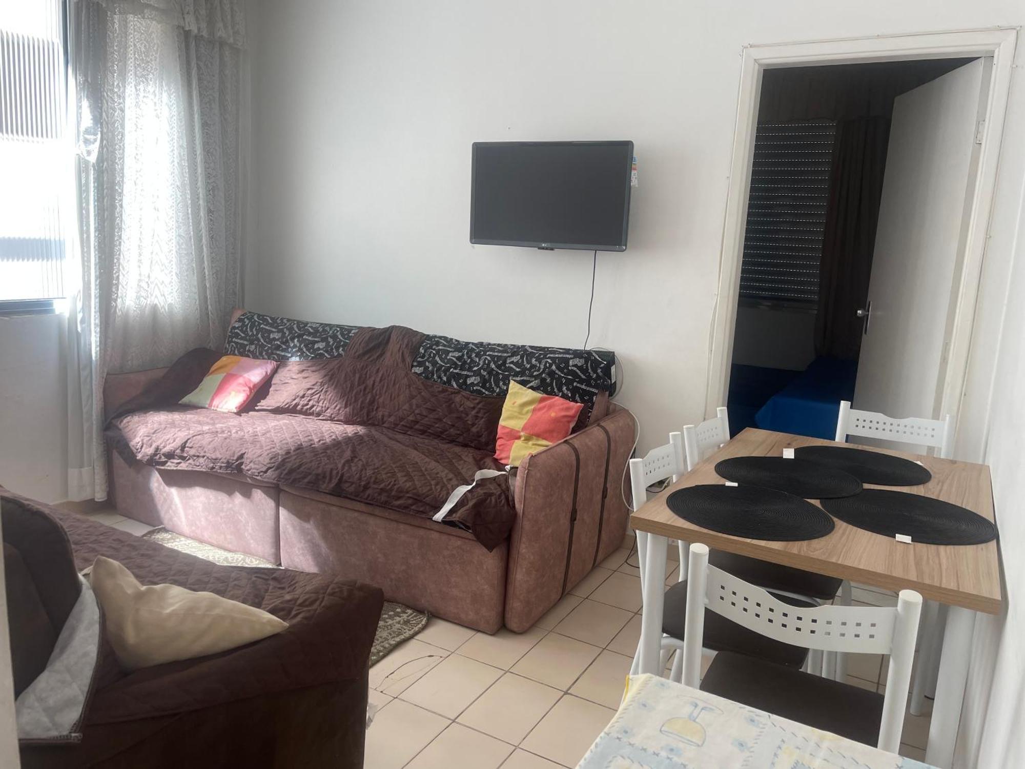Apto Canto Do Forte Pg Av Mallet Wifi Tv Smart Leilighet Praia Grande  Eksteriør bilde